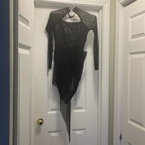 Curtain Call black dance costume adult size medium